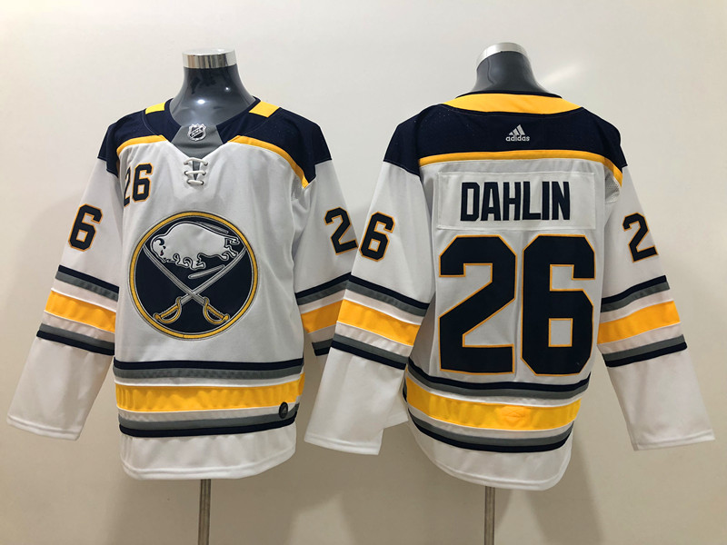 Men's Buffalo Sabres Rasmus Dahlin #26 White Jersey